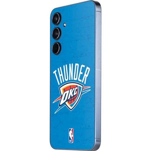 NBA OKC Thunder Distressed Galaxy A35 5G Skin